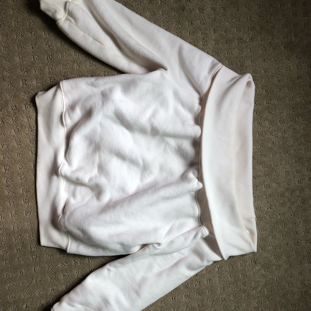 good American off the shoulder sweater/top